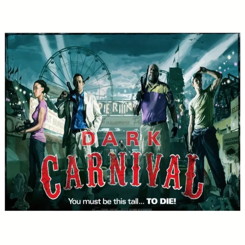 Dark Carnival Left 4 Dead Canvas Poster Left 4 Dead 2 Unframed Canvas Print